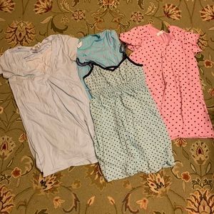 Nursing nightgowns, sold as set of 4